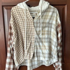 American Eagle Flannel with a Hood